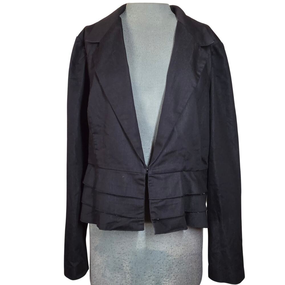Black Blazer Jacket Size XL